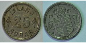25 Aurar Iceland 銅/镍 