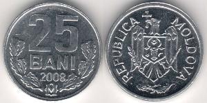 25 Ban Moldavia (1991 - ) Alluminio 