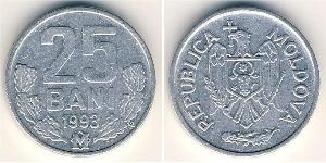 25 Ban Moldavia (1991 - ) Alluminio 