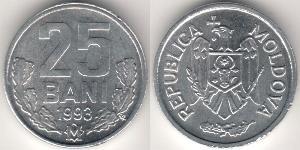 25 Ban Moldavia (1991 - ) Alluminio 