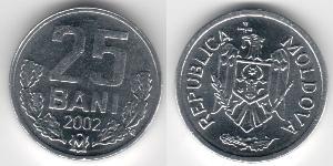 25 Ban Moldavia (1991 - ) Alluminio 