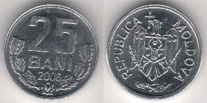 25 Ban Moldavia (1991 - ) Alluminio 