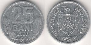 25 Ban Moldavia (1991 - ) Alluminio 