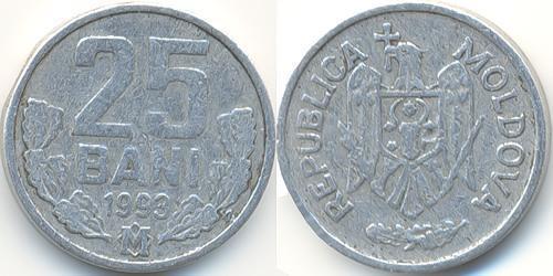 25 Ban Moldavie (1991 - ) Aluminium 