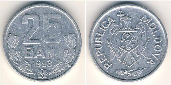 25 Ban Moldavie (1991 - ) Aluminium 