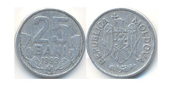 25 Ban Moldavie (1991 - ) Aluminium 