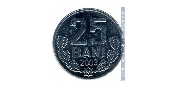 25 Ban Moldova (1991 - ) Aluminium 