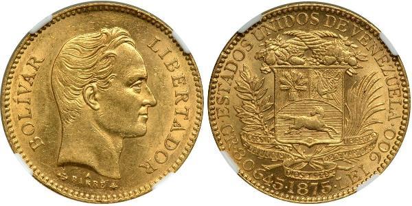 25 Bolivar Venezuela Gold Simon Bolivar (1783 - 1830)