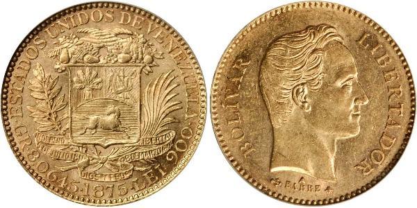 25 Bolivar Venezuela Or Simon Bolivar (1783 - 1830)