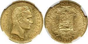 25 Bolivar Venezuela Oro Simon Bolivar (1783 - 1830)