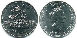 25 Cent Canada Acciaio 