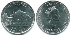 25 Cent Canada Acciaio 