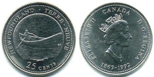 25 Cent Canada Acciaio 