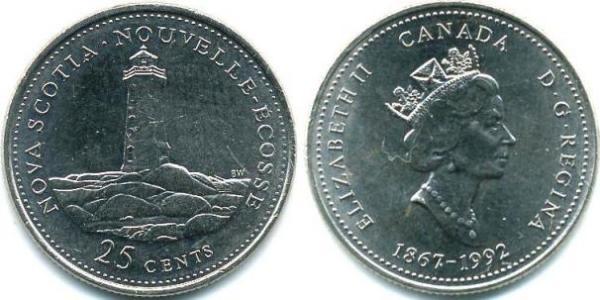 25 Cent Canada Acciaio 