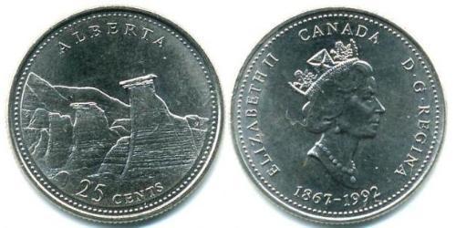 25 Cent Canada Acier 