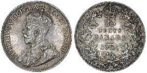 25 Cent Canada Argent George V (1865-1936)