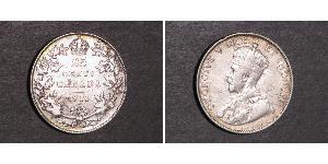 25 Cent Canada Argent George V (1865-1936)