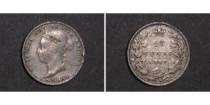 25 Cent Canada Argent Victoria (1819 - 1901)