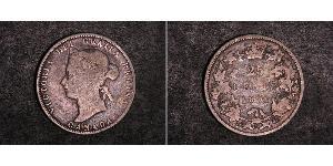 25 Cent Canada Argent Victoria (1819 - 1901)