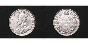 25 Cent Canada Argent George V (1865-1936)