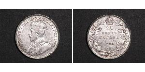 25 Cent Canada Argent George V (1865-1936)