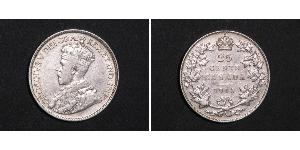 25 Cent Canada Argent George V (1865-1936)