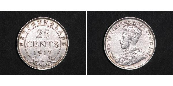 25 Cent Canada Argent George V (1865-1936)