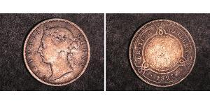 25 Cent British Honduras (1862-1981) Argento Vittoria (1819 - 1901)