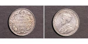 25 Cent Canada Argento Giorgio V (1865-1936)