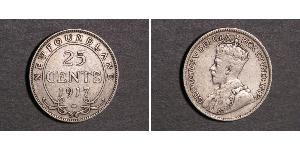 25 Cent Canada Argento Giorgio V (1865-1936)