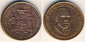25 Cent Jamaika (1962 - ) Bronze 