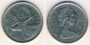 25 Cent Canada Copper/Nickel Elizabeth II (1926-2022)