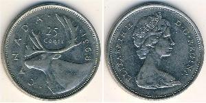 25 Cent Canada Copper/Nickel Elizabeth II (1926-2022)