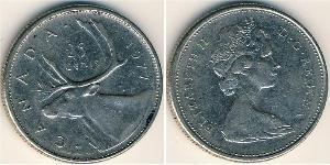 25 Cent Canada Copper/Nickel Elizabeth II (1926-2022)