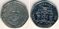 25 Cent Jamaika (1962 - ) Kupfer/Nickel 