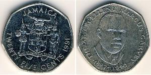 25 Cent Jamaika (1962 - ) Kupfer/Nickel 