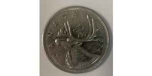 25 Cent Kanada Kupfer/Nickel Elizabeth II (1926-2022)