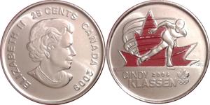 25 Cent Canada Nichel Elisabetta II (1926-2022)