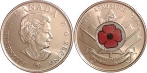 25 Cent Canada Nichel Elisabetta II (1926-2022)