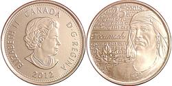 25 Cent Canada Nickel Elizabeth II (1926-2022)