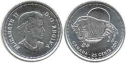 25 Cent Canada Nickel Elizabeth II (1926-2022)