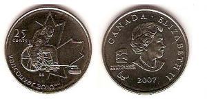 25 Cent Canada Nickel Elizabeth II (1926-2022)