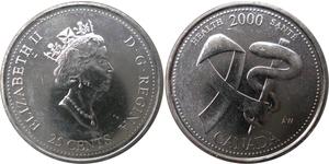 25 Cent Canada Nickel Elizabeth II (1926-2022)