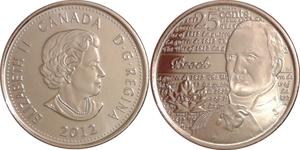 25 Cent Canada Nickel Elizabeth II (1926-2022)