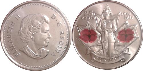 25 Cent Canada Nickel Elizabeth II (1926-2022)