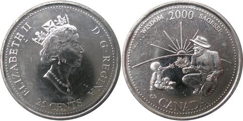 25 Cent Canada Nickel Elizabeth II (1926-2022)