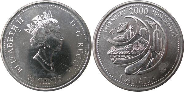 25 Cent Canada Nickel Elizabeth II (1926-2022)