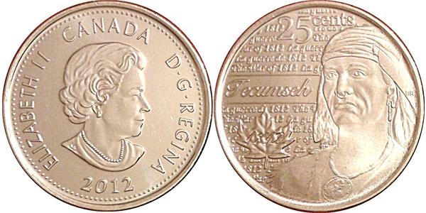 25 Cent Canada Nickel Elizabeth II (1926-2022)