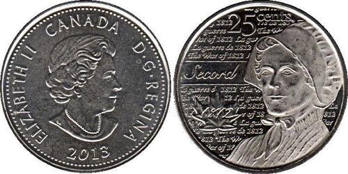 25 Cent Kanada Nickel Elizabeth II (1926-2022)