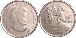 25 Cent Canadá Níquel Isabel II (1926-2022)